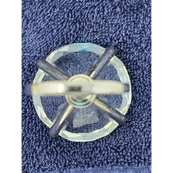 Vintage Faux Diamond Shaped Glass Bottle Opener Beer Bar Accessory Unmarked - Picture 5 of 7